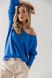 SOFT HIGH-LOW TUNIC SWEATER