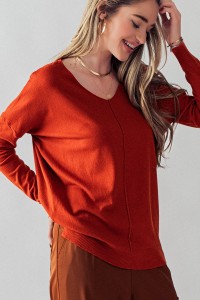 SOFT HIGH-LOW TUNIC SWEATER