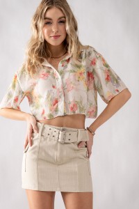 THE 90'S BELTED MAISIE MINI SKIRT