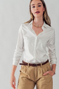 RELAXED FIT CLASSIC COLLARED BODYSUIT