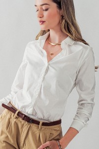 RELAXED FIT CLASSIC COLLARED BODYSUIT