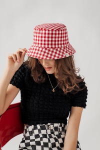 KATE CLASSIC GINGHAM BUCKET HAT