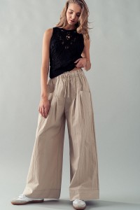 PAPER BAG BAGGY TROUSERS