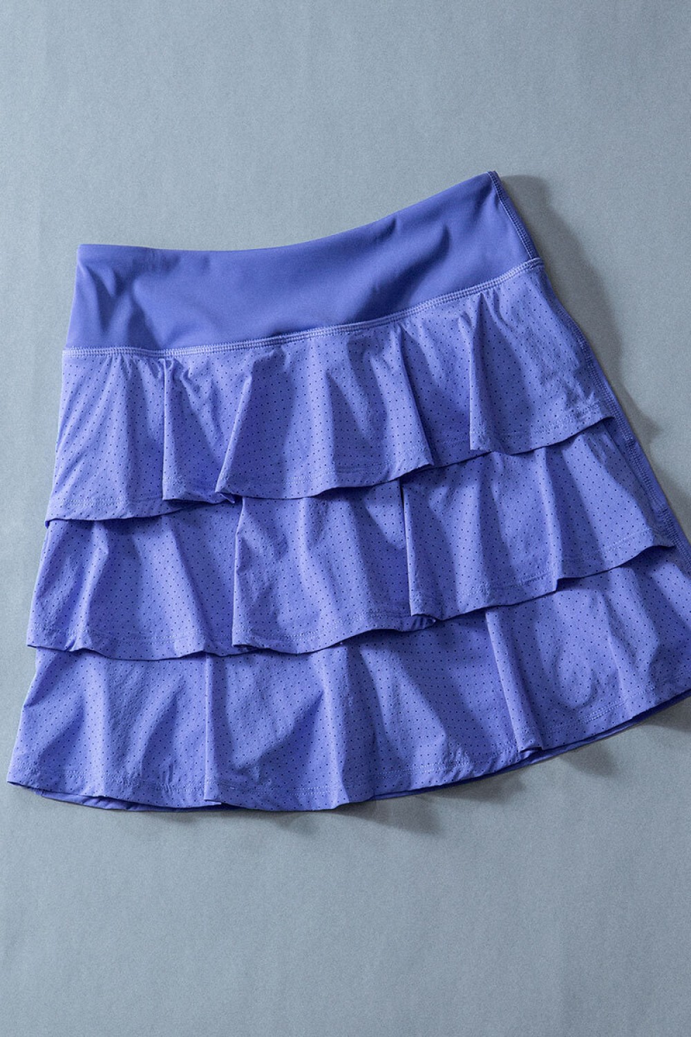 ATHELETIC TIERED RUFFLE TENNIS SKIRT SHORTS