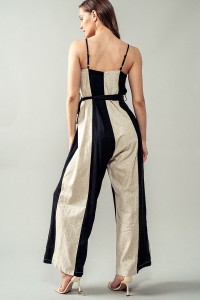 CLEAR AND CONTRAST JUMPSUIT
