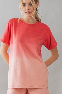 OMBRE EFFECT CASUAL TEE