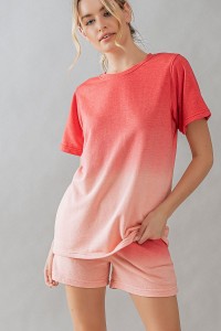 OMBRE EFFECT CASUAL TEE