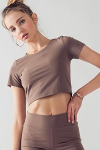 BRAY BASIC FITTED CROP TOP