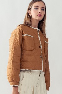 BUTTON-UP PUFF JACKET