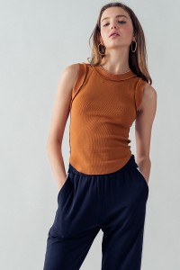 SYDNEY CASUAL RIBBED TANK TOP