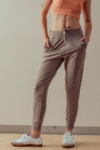 ELASTIC DRAWSTRING RELAXED FIT JOGGERS