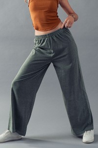 ALYSSA RELAXED FIT FLARE PIGMENT PANTS