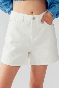 ANETTE BASIC CASUAL A-LINE WITH POCKETS DENIM SHORTS