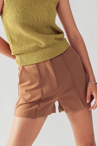 ANETTE PLEATED DETAIL FORMAL SHORTS